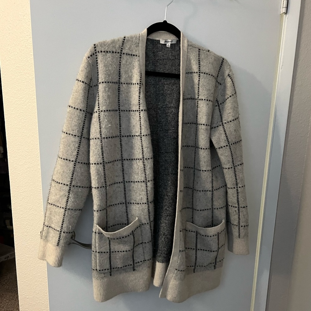 Black and white cardigan
